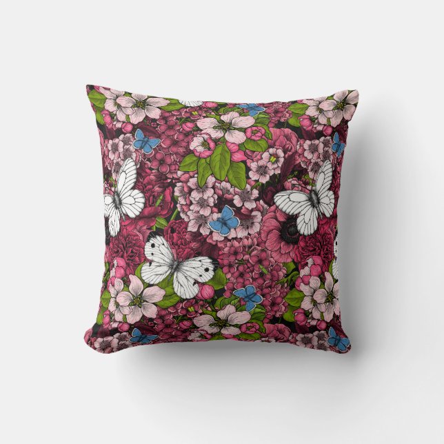 Coussin Jardin de printemps 2 (Recto)