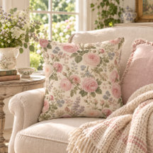Jardin de roses anglaises vintage Cottagecore