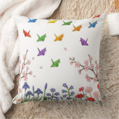 Coussin Jardin des grues en papier (Couverture)