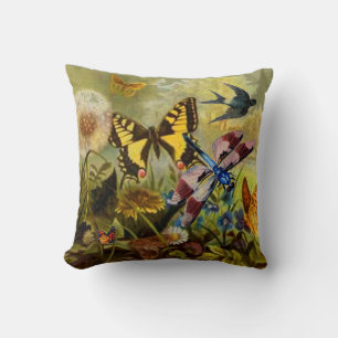 Coussin Jardin des libellules