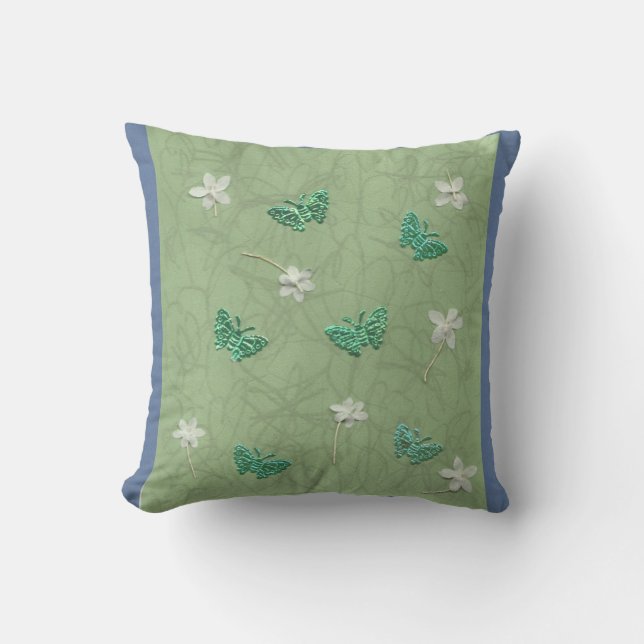 Coussin Jardin des papillons (Recto)