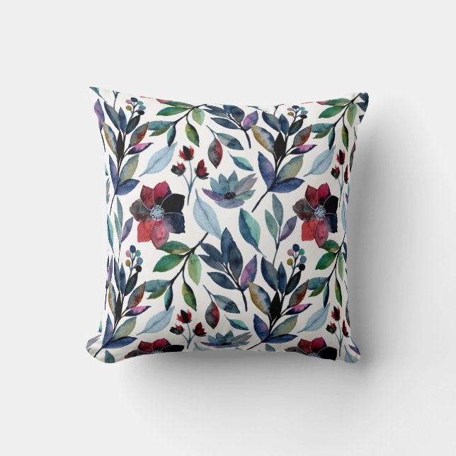 Coussin Jardin Éthéré de Murmures (Recto)