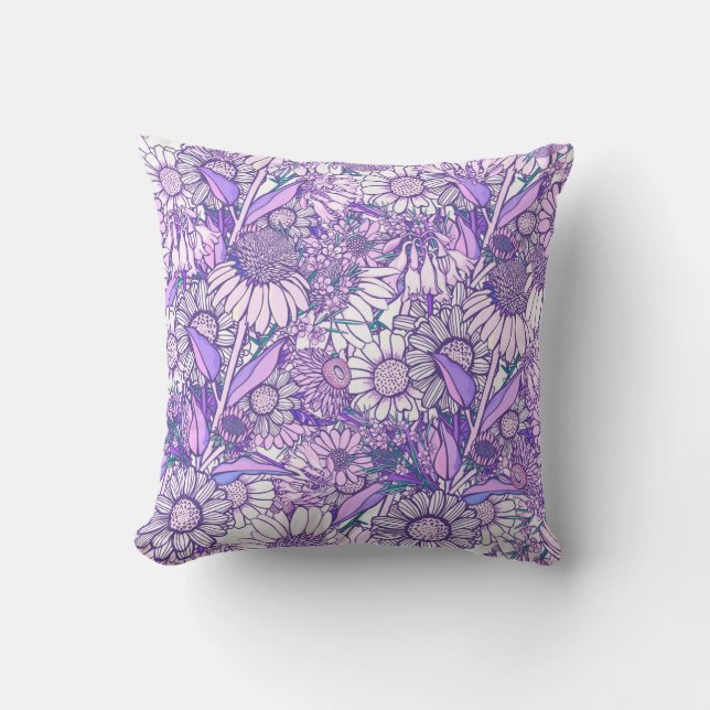 Coussin Jardin Fleur sauvage australien (Recto)