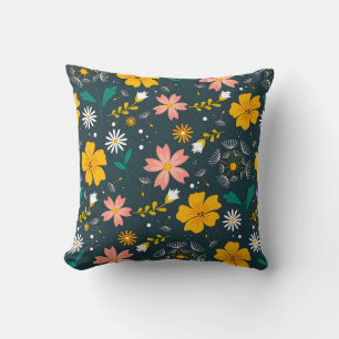 Coussin Jardin fleuri de la Marine Motif printanier fantai