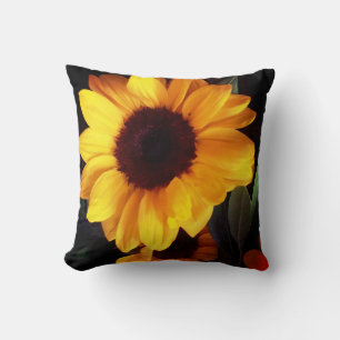 Coussin Jardin floral serre tournesol art
