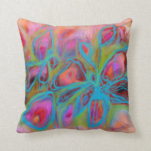 Coussin Jardin lumineux Carré de 16" Jeu d'oreiller