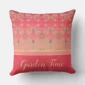 Coussin Jardin Patio à thème décorateur (Verso)