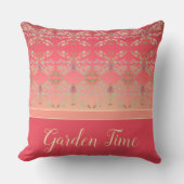 Coussin Jardin Patio à thème décorateur (Recto)