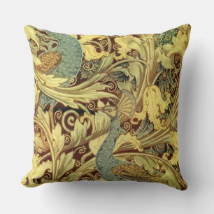 Coussin Jardin Peacock Art Nouveau de Crane