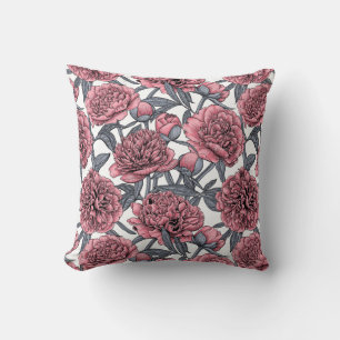 Coussin Jardin rose