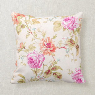 Coussin Jardin rose de PixDezines