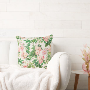 Coussin Jardin rose Roses