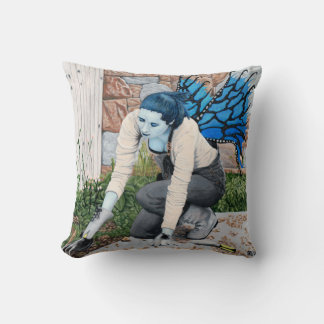 Coussin Jardinier Fairy foncé Imaginaire Art Jeter Oreille
