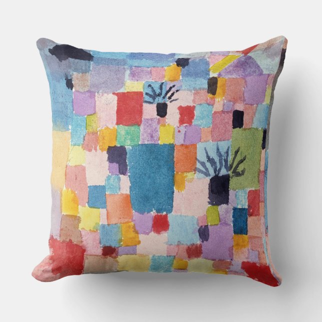 Coussin Jardins du Sud | Paul Klee | (Recto)