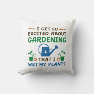 Coussin J'arrose mes plantes