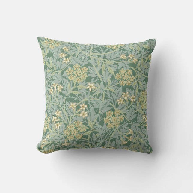 Coussin Jasmine (par William Morris) (Recto)