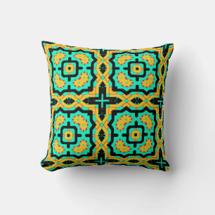 COUSSIN JAUNE CARRÉ REFLETTE JAUNE LÈVE PILLOW
