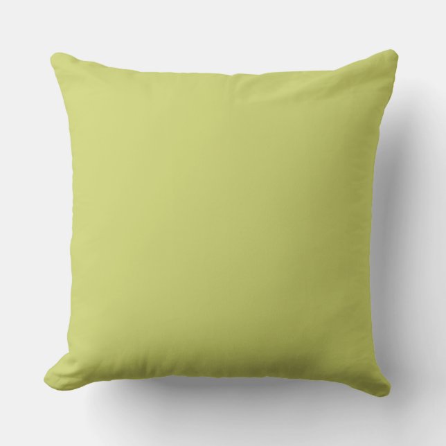 Coussin Jaune Chartreuse Moutarde Vert (Recto)