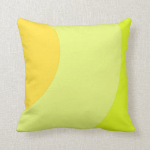 Coussin Jaune clair et vibrant