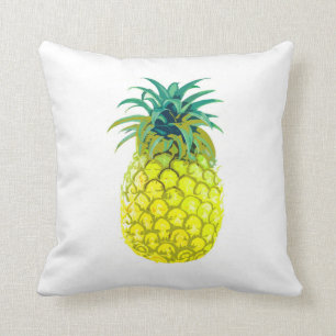 Coussin jaune d'ananas