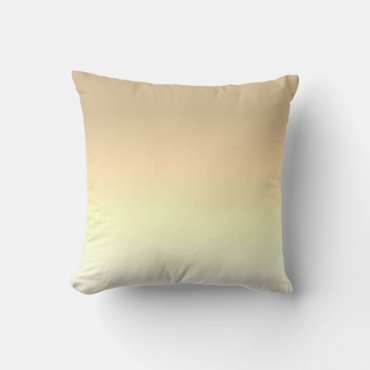 Coussin jaune doré blanc beige mignon (Recto)