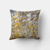 Coussin Jaune et gris (Verso)