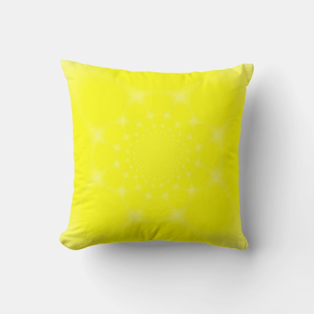 Coussin Jaune Étincelant (Recto)