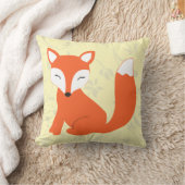 Coussin jaune mignon de Fox de bébé de CBendel (Couverture)