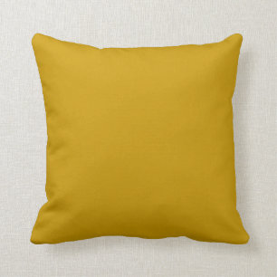 coussin jaune moutarde