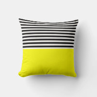 Jaune néon avec rayures noires et blanches