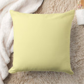 Coussin Jaune Pâle Décoratif (Couverture)