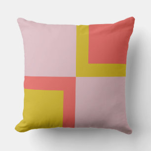 Coussin Jaune rose orange