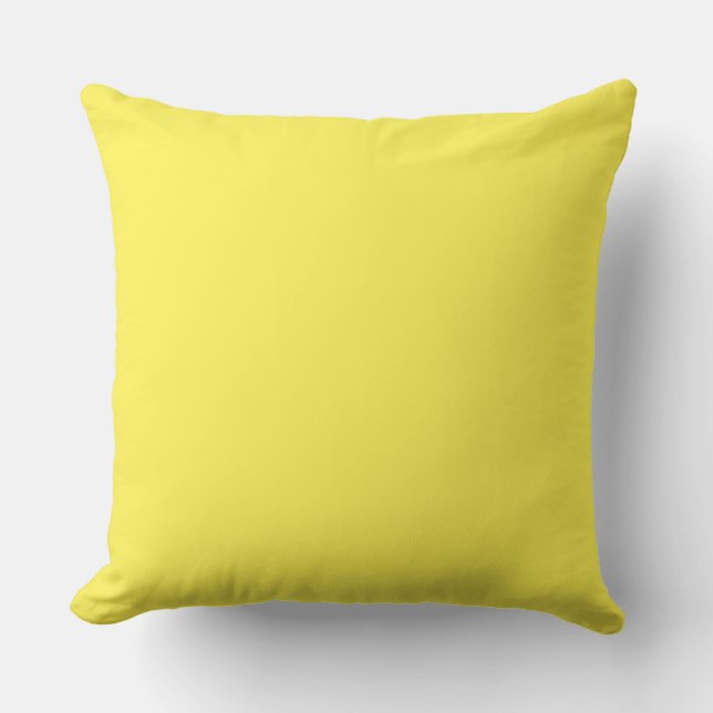 Coussin Jaune soleil (Recto)