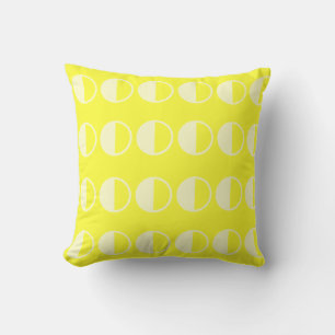 coussin jaune solide