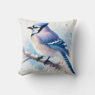 Coussin Jay Bleu Sur Branche