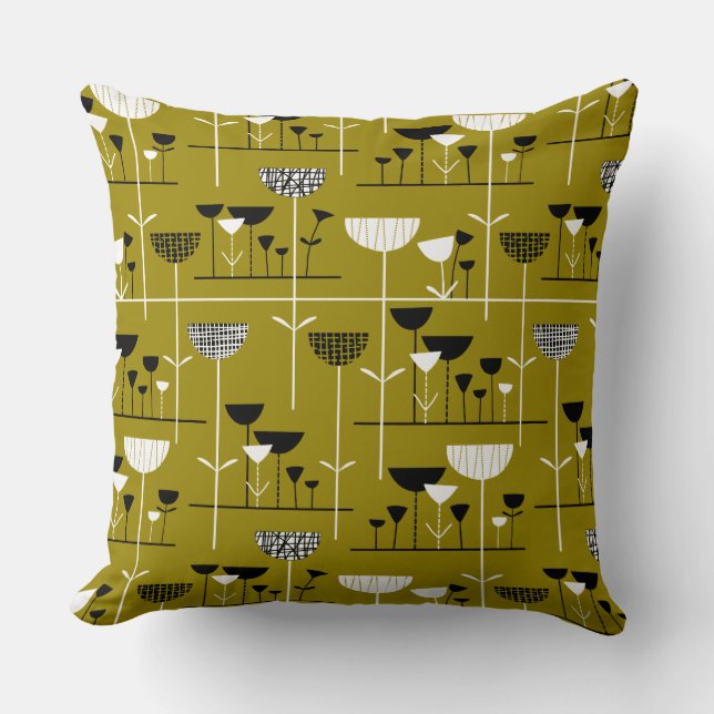 Coussin Jazz moderne - Gold Brown 988501 (Recto)