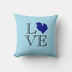 Coussin Je coeur Michigan