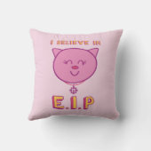 Coussin Je crois en E.I.P (Verso)