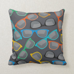 Coussin Je dors avec mes lunettes de soleil dessus