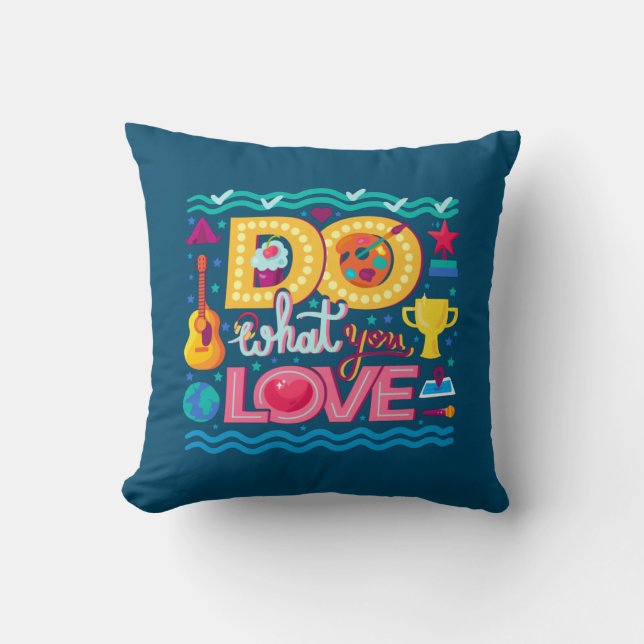 Coussin Je Fais Ce Que J'Aime (Recto)