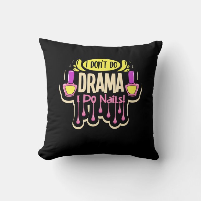 Coussin Je fais des clous (Recto)