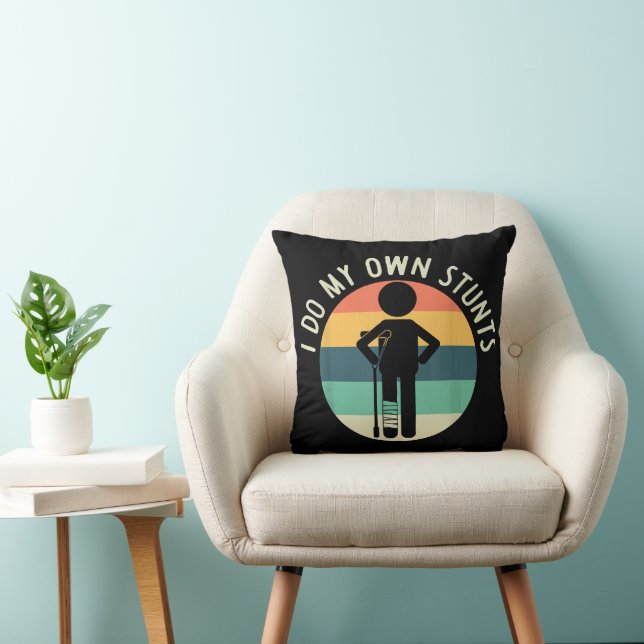 Coussin je fais mes propres cascades (Chaise)
