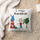 Coussin Je Joue au Baseball (Couverture)
