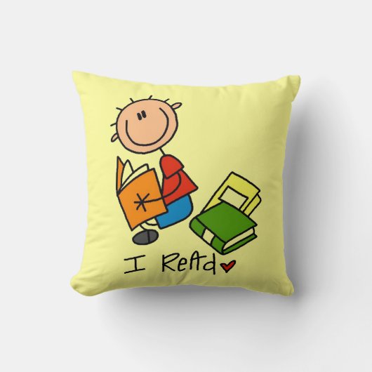Coussin Je lis (Recto)