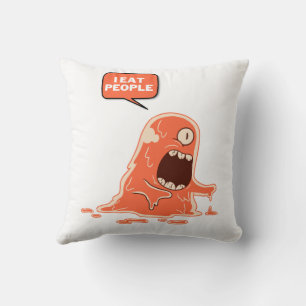 Coussin je mange les gens