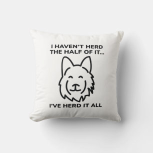 Coussin Je n’en ai pas entendu la moitié