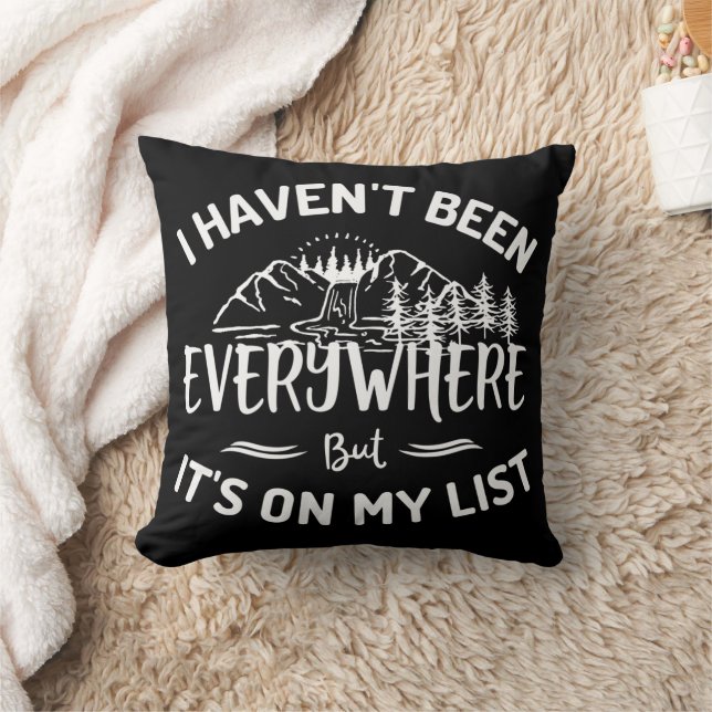 Coussin Je n'ai pas été partout, mais c'est l'oreiller de  (Couverture)