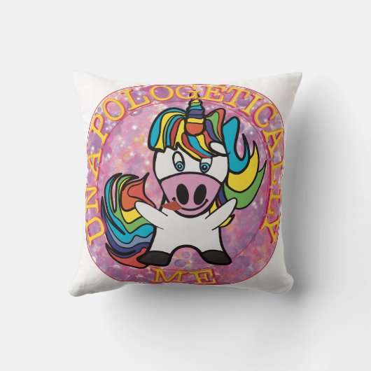 Coussin Je ne m'excuse pas ! (Verso)