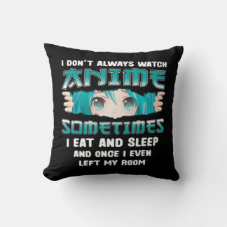 Coussin Je ne regarde pas toujours Anime Fun Kawaii Japona