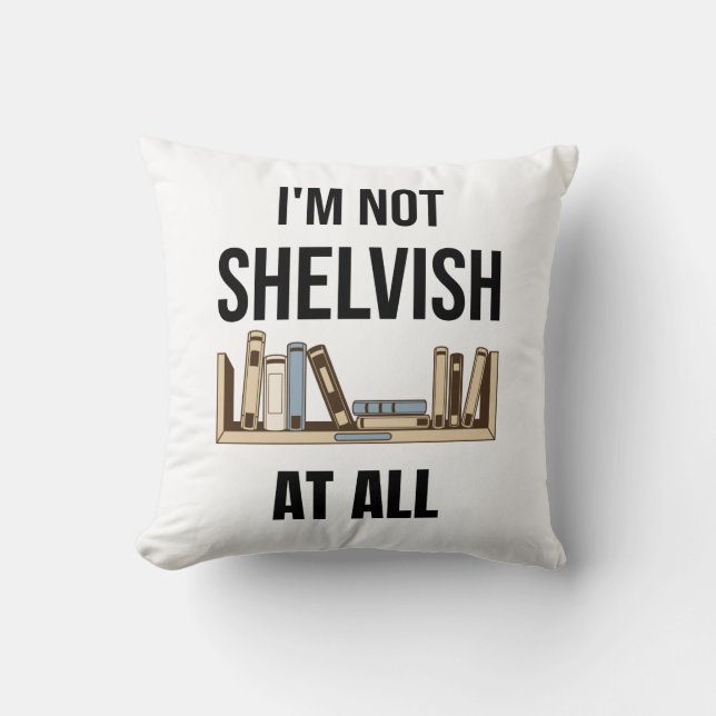 Coussin Je ne suis pas du tout Shelvish (Recto)
